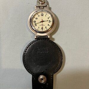 Quartz Watch‎ with Leather Cover and Belt Loop Holder